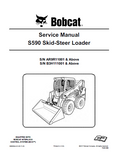 Bobcat S590 Skid Steer Loader Service Repair Manual (S/N B3H111001 and Above)