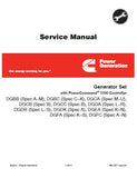Cummins Onan DGCB Generator Set with Power Command 3100 Controller Service Repair Manual