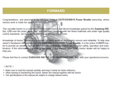 Kioti Daedong DX9010 Tractor Operator manual