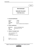 LIEBHERR A922 Rail Litronic Hydraulic Excavator Service Repair Manual