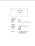 LIEBHERR L542-1269 Wheel Loader Service Repair Manual