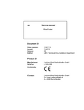 LIEBHERR L524-1266 Wheel Loader Service Repair Manual