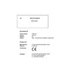 LIEBHERR L528-1267 Wheel Loader Service Repair Manual