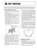 Kubota L2250 Tractor Operator manual