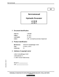 LIEBHERR LH80C Hydraulic Excavator Service Repair Manual