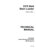 John Deere 3375 Skid Steer Loader Service Repair Manual