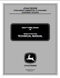 John Deere TE Gator Utility Vehicle Service Repair Manual
