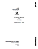 John Deere 830 Tractor Service Repair Manual