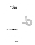 John Deere 860B Scraper Service Repair Manual