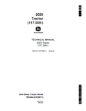 John Deere 2020 Tractor Service Repair Manual