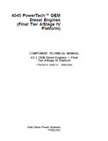John Deere 4045 PowerTech™ OEM Diesel Engines (Final Tier 4/Stage IV Platform) Service Repair Manual (CTM120119)