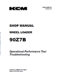 Kawasaki 90Z7B Wheel Loader Service Repair Manual (Serial No. 90C6-5001 and up)