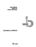 JOHN DEERE JD693B Feller-Buncher Service Repair Manual