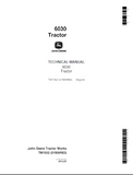 John Deere 6030 Tractor Service Repair Manual