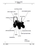 Kubota B6200D Tractor Parts Catalogue Manual