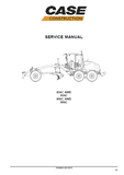 CASE 856C AWD Motor Grader Service Repair Manual