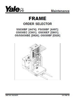 YALE (E826) OS030BF LIFT TRUCK Service Repair Manual
