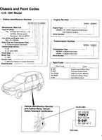 1999 HONDA CRV Service Repair Manual