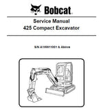 BOBCAT 425 COMPACT EXCAVATOR Service Repair Manual