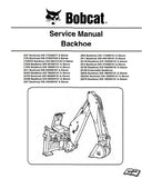 Bobcat 914B Backhoe Service Repair Manual S/N 058900101 AND Above