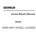 Caterpillar Cat 930T WHEEL LOADER (Prefix 57Z) Service Repair Manual (57Z04000 and up)