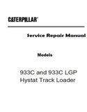 Caterpillar Cat 933C Hystat Track Loader (Prefix 4MS) Service Repair Manual (4MS00001 and up)