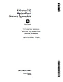 John Deere 780 Hydra-Push Manure Spreaders Service Repair Manual (tm1318)