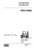 Clark C15-32C L/G Forklift Service Repair Manual