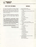 1974 HONDA ATC 70 Service Repair Manual