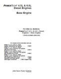 John Deere POWERTECH 4.5L & 6.8L Diesel Engines Base Engine Service Repair Manual