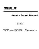 Caterpillar Cat 330D L Excavator (Prefix NBD) Service Repair Manual (NBD00001 and up)