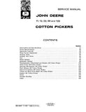 John Deere 99 Cotton Picker Service Repair Manual (sm2052)