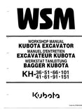 Kubota KH101 Excavator Service Repair Manual
