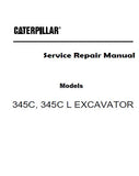 Caterpillar Cat 345C L EXCAVATOR (Prefix SPC) Service Repair Manual (SPC00001 and up)