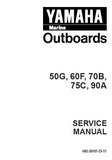 YAMAHA 90AETO, 90TR, B90TR OUTBOARD Service Repair Manual X: 856313 –
