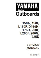 YAMAHA L200FETO, L200TR OUTBOARD Service Repair Manual X: 501625 -