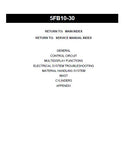 Toyota 30-5FB30 Forklift Service Repair Manual
