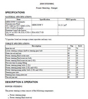 1998 FORD RANGER Service Repair Manual