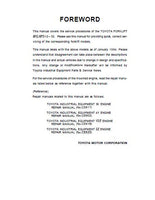 Toyota 02-6FD15 Forklift Service Repair Manual