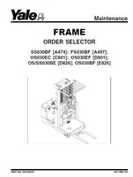 YALE (D801) OS030EF LIFT TRUCK Service Repair Manual
