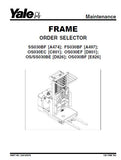 YALE (D801) OS030EF LIFT TRUCK Service Repair Manual