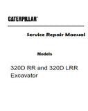Caterpillar Cat 320D LRR Excavator (Prefix GMX) Service Repair Manual (GMX00001 and up)