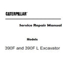 Caterpillar Cat 390F Excavator (Prefix HNG) Service Repair Manual (HNG00001 and up)