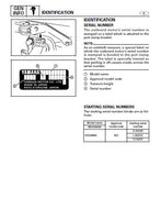 YAMAHA EK25BMH OUTBOARD Service Repair Manual S: 100101