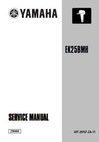 YAMAHA EK25BMH OUTBOARD Service Repair Manual Y: 750101