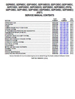 YALE F876 GDP190DC LIFT TRUCK Service Repair Manual