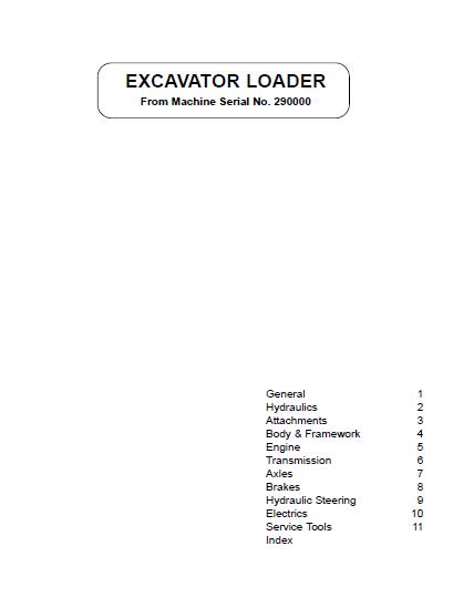 JCB 3CX BACKHOE LOADER Service Repair Manual (SN:290000 to 400000)