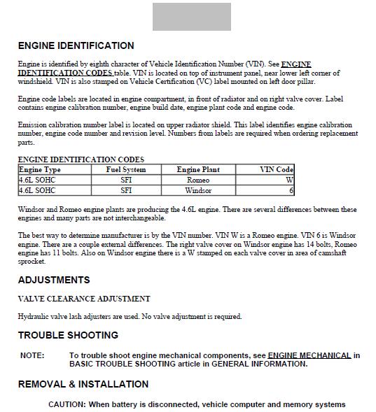 2000 FORD F150 Service Repair Manual