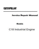 Caterpillar Cat C18 Industrial Engine (Prefix BDN) Service Repair Manual (BDN00001 and up)