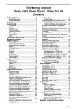 Husqvarna Rider Pro 15 Mower Service Repair Manual